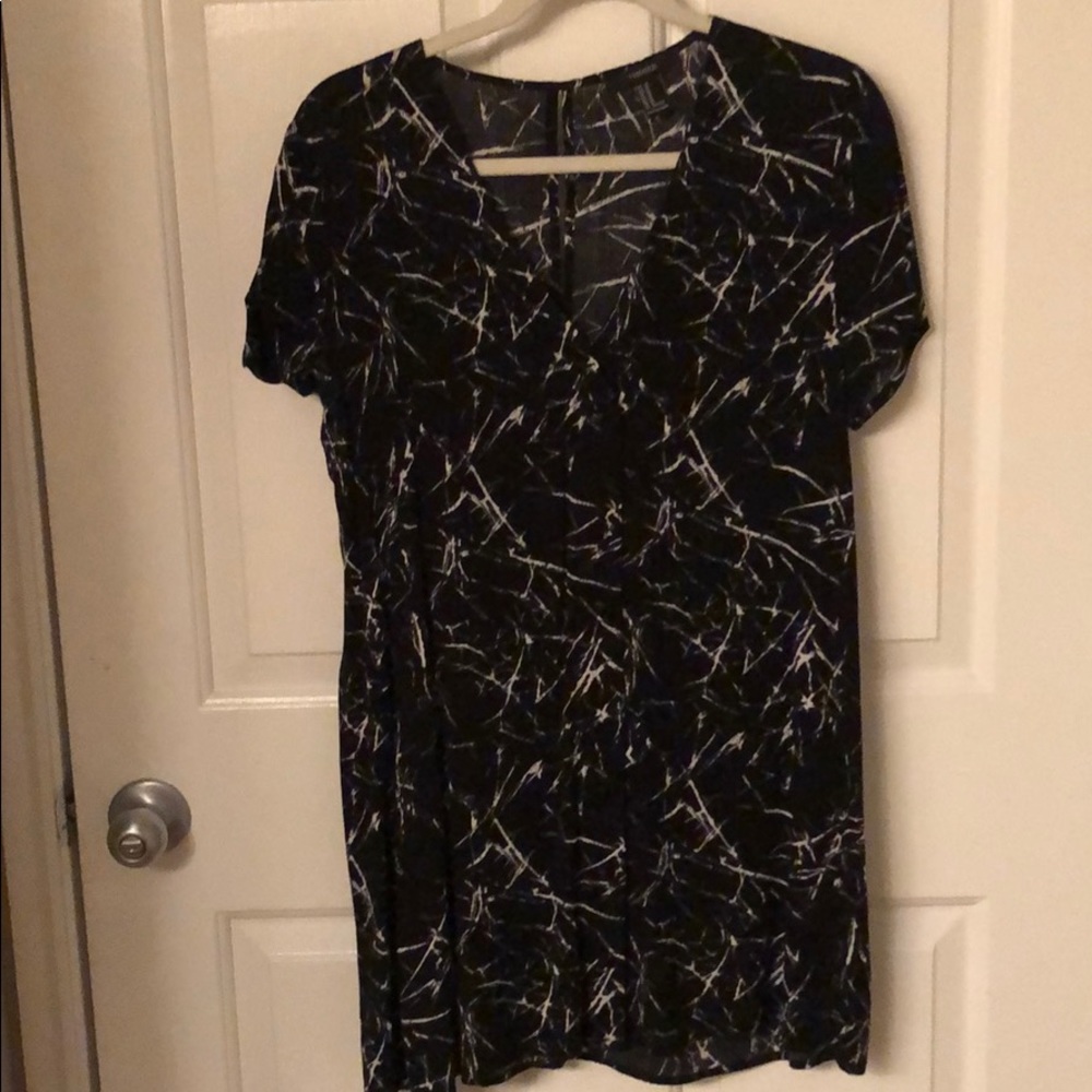 Button up v neck tunic/dress